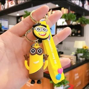 Cute Cartoon Keychain Selicone